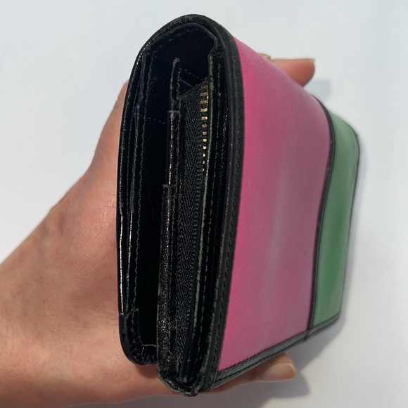 Yves Saint Laurent ULTRA RARE 1960s Homage to Piet Mondrian Leather Wallet - Picture 10 of 17